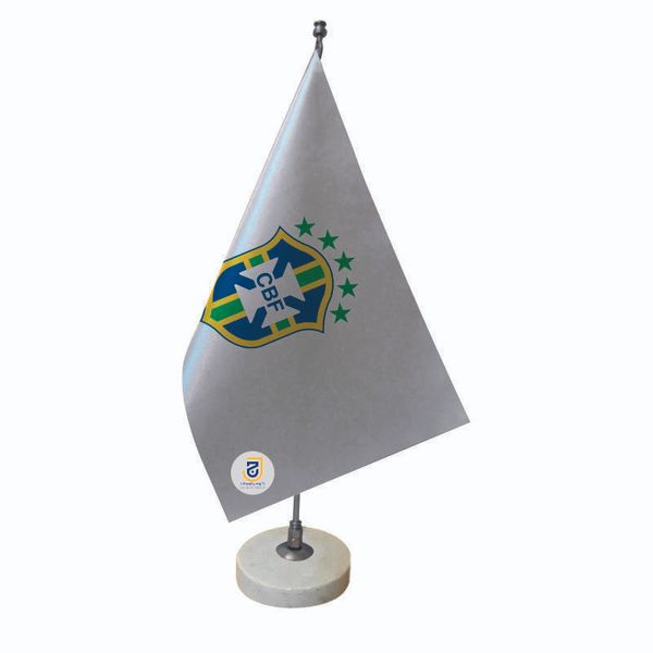 پرچم رومیزی جاویدان تندیس پرگاس مدل تیم برزیل کد 2