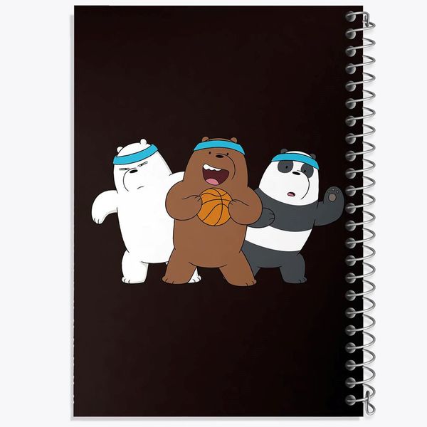 دفتر لیست خرید 50 برگ خندالو طرح انیمیشن سه خرس کله پوک کد 27642