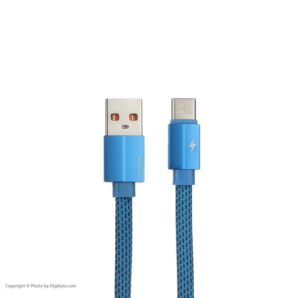 کابل تبدیل USB به USB-C اچ اند ام مدل DCCTC طول 1 متر