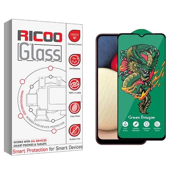 محافظ صفحه نمایش ریکو مدل RiC2 Green_Dragon مناسب برای گوشی موبایل سامسونگ Galaxy A02s