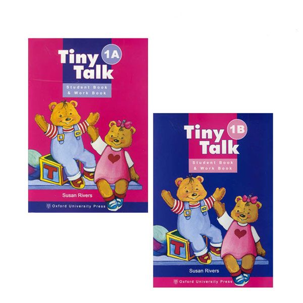 کتاب Tiny Talk 1A.1B اثر Susan Rivers انتشارات زبان مهر دو جلدی