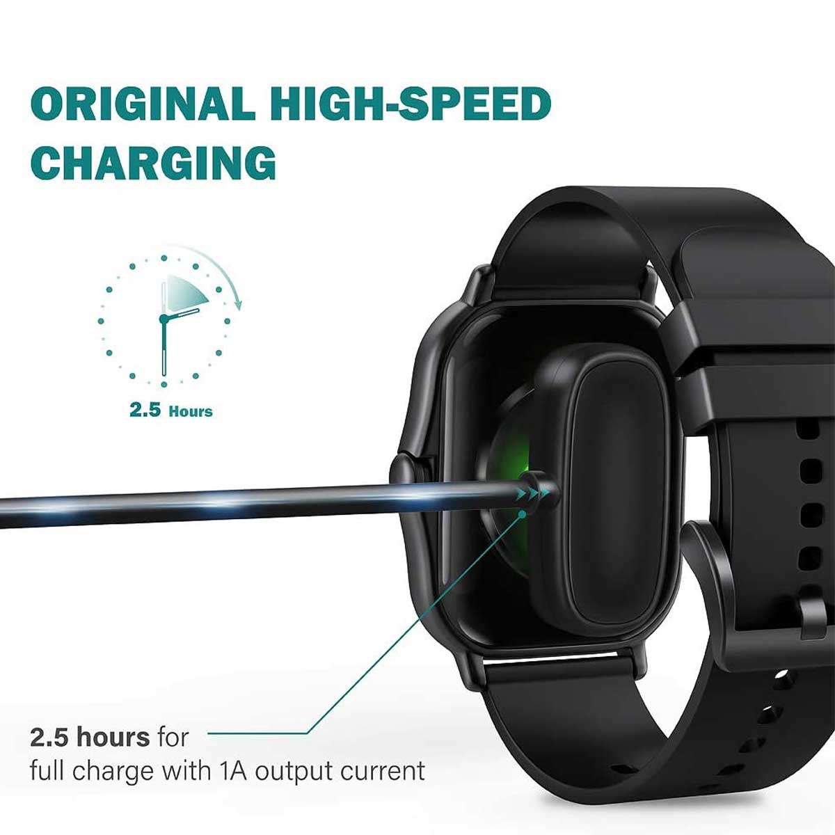 کابل شارژ وایت ولف مدل WF-Charge مناسب برای ساعت هوشمند امیزفیت GTS 2 / GTS 2e