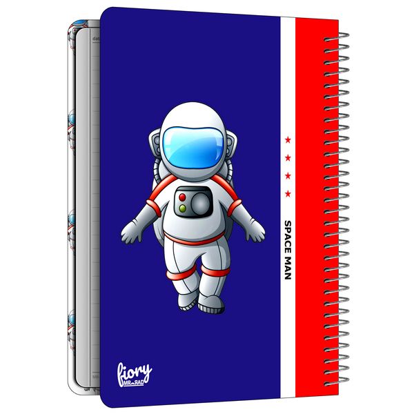 دفتر مشق 50 برگ مستر راد مدل فضانورد کد fiory 2148