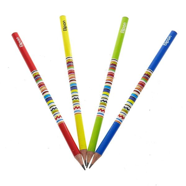 مداد الیپون مدل رنگین کمان بسته 4 عددی