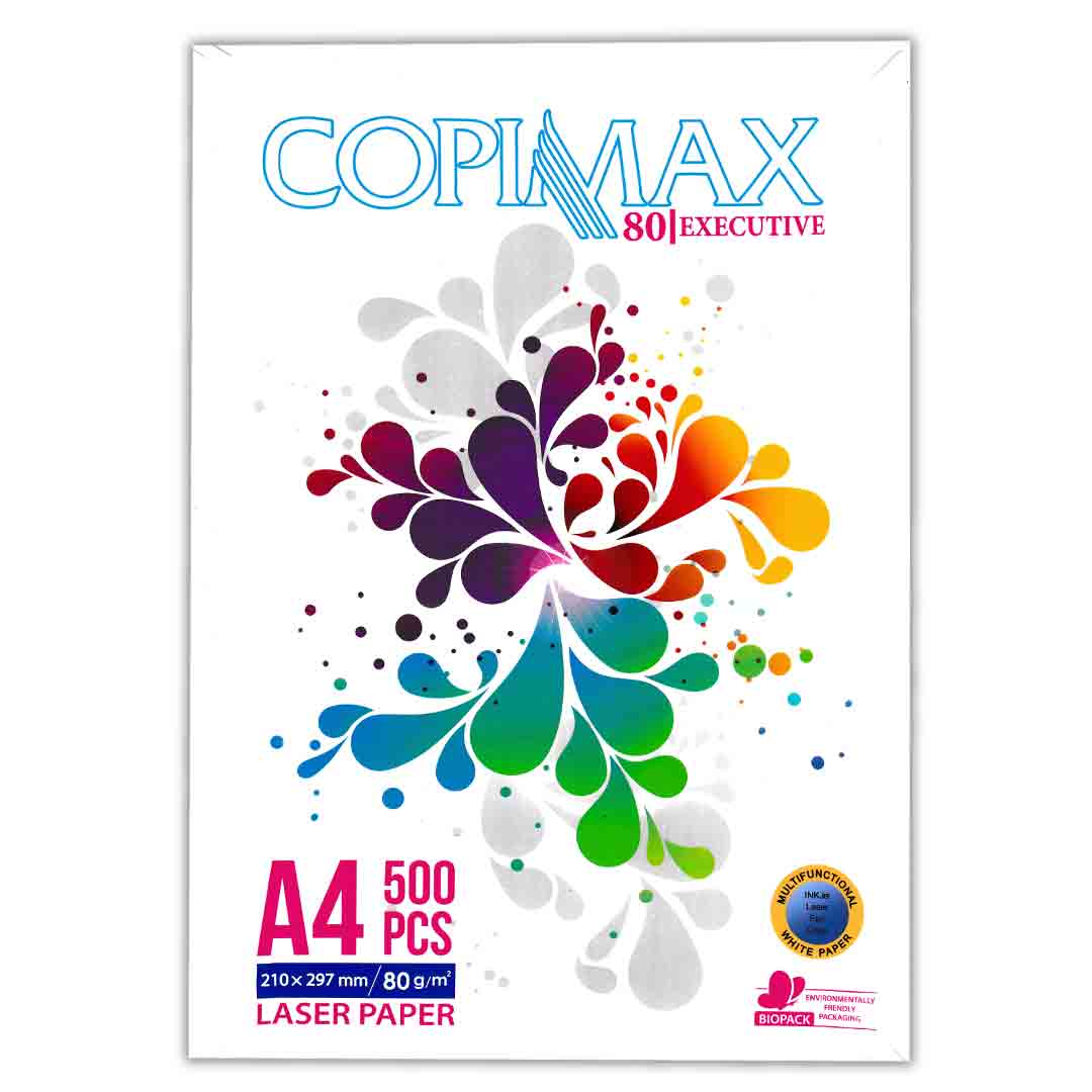 کاغذ A4 کپی مکس مدل Executive طرح رنگارنگ بسته 500 عددی