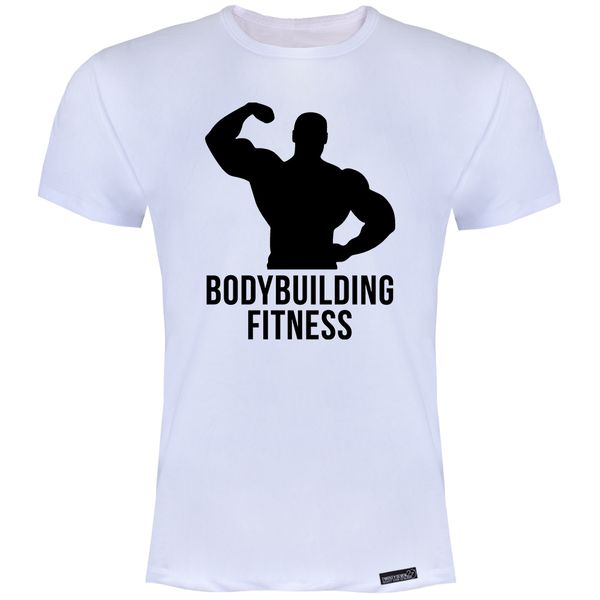 تی شرت آستین کوتاه مردانه 27 مدل Bodybuilding Physical Fitness کد MH1832