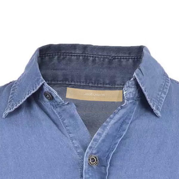 پیراهن آستین بلند مردانه جوتی جینز مدل جین کد 3030114 رنگ آبی