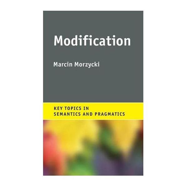 کتاب Modification اثر Marcin Morzycki انتشارات دانشگاه کمبریج