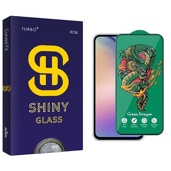 محافظ صفحه نمایش آتوچبو مدل Shiny Green_Dragon مناسب برای گوشی موبایل سامسونگ Galaxy A54