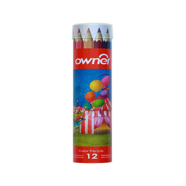 مداد رنگی 12 رنگ اونر مدل 003