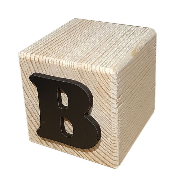  استند رومیزی تزیینی مدل مکعب حرف B