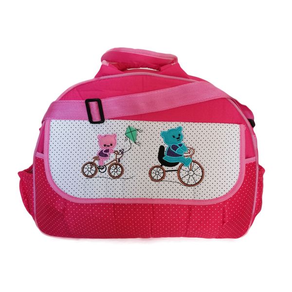 ساک لوازم کودک و نوزاد طرح دوچرخه کد 001