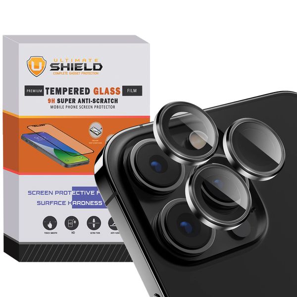 محافظ لنز دوربین آلتیمیت شیلد مدل Ring Metal مناسب برای گوشی موبایل اپل Iphone 12 Pro Max