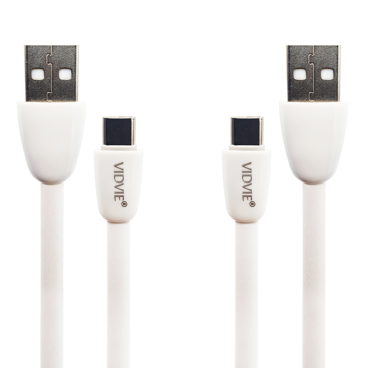 کابل تبدیل USB به USB-C ویدوی مدل V-20 طول 1 متر بسته 2 عددی