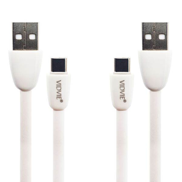 کابل تبدیل USB به USB-C ویدوی مدل V-20 طول 1 متر بسته 2 عددی