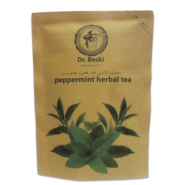 دمنوش ترکیبی نعنا فلفلی و چای سبز دکتر بسکی - 50 گرم