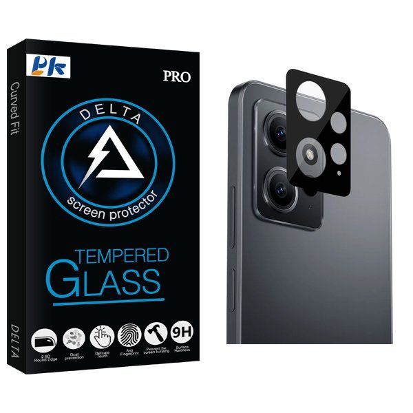 محافظ لنز گوشی پی کی مدل Delta 3D مناسب برای گوشی موبایل شیائومی Redmi Note 12 Pro Plus
