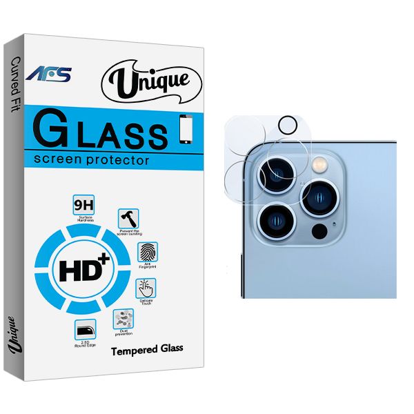 محافظ لنز دوربین ای اف اس مدل Unique Glass FLL B مناسب برای گوشی موبایل اپل iPhone 13 Pro