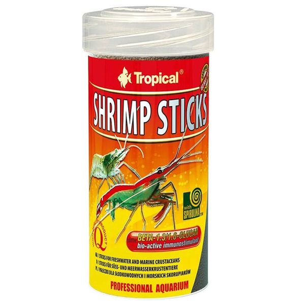 غذای آبزیان تروپیکال کد 331822 مدل Shrimp Sticks وزن 55 گرم