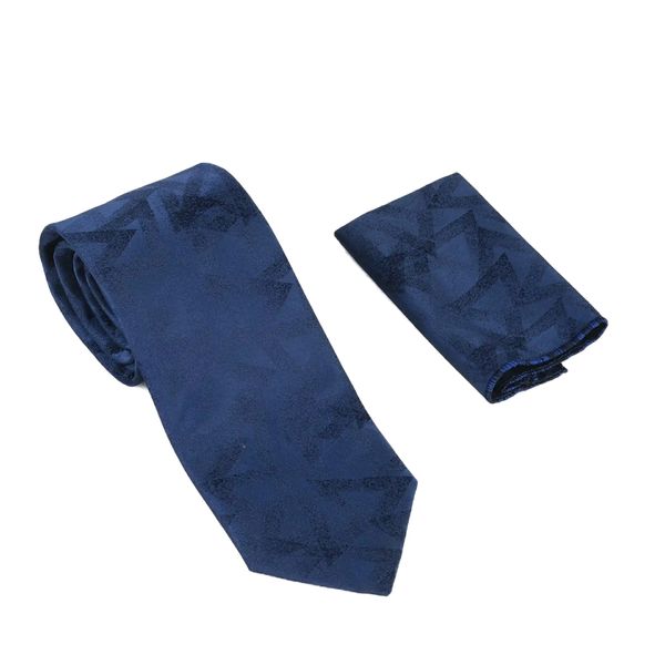 ست کراوات و دستمال جیب مردانه مدل MDSS-CG1356