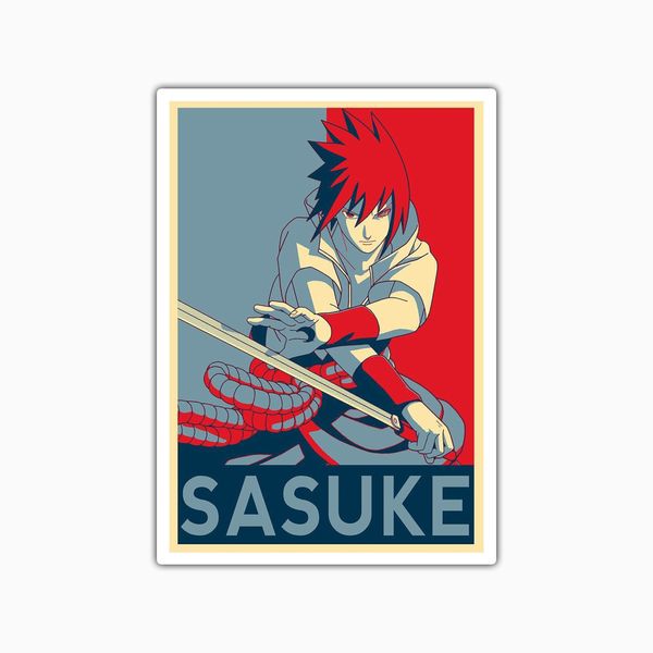 استیکر لپ تاپ و موبایل بووم طرح Anime Naruto مدل Sasuke کد TA7