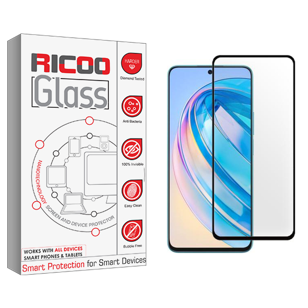 محافظ صفحه نمایش شیشه ای ریکوو مدل RC مناسب برای گوشی موبایل آنر X8a