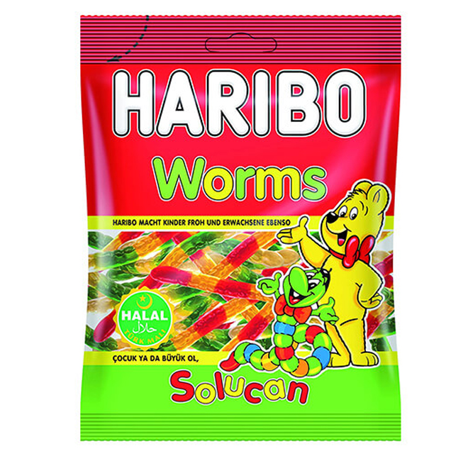 پاستیل worms هاریبو - 160 گرم