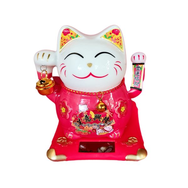 مجسمه مدل گربه خوش شانسی lucky cat 01