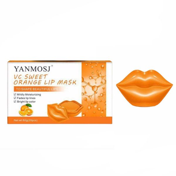 ماسک لب ینماش مدل پرتقال حجم 60 میلی لیتر بسته 20 عددی