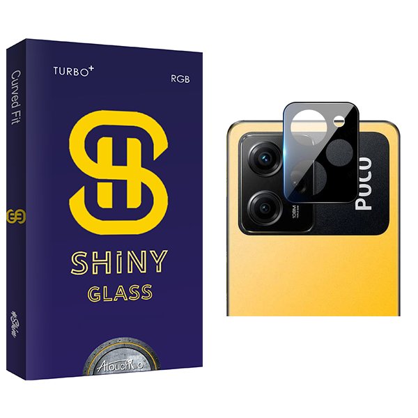 محافظ لنز گوشی آتوچبو مدل Shiny 3D مناسب برای گوشی موبایل شیائومی Poco X5 Pro