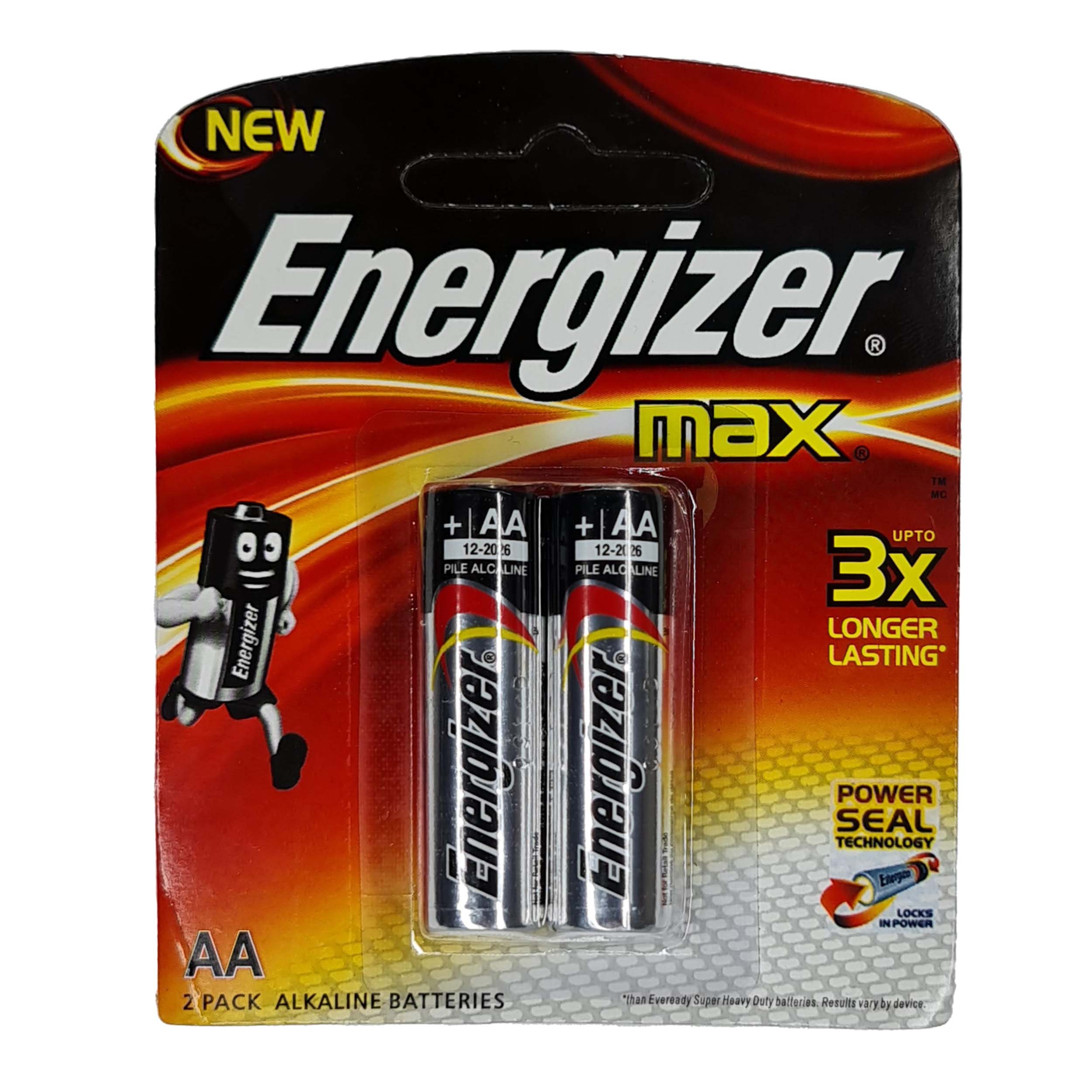 باتری قلمی انرجایزر مدل AA-MAX بسته دو عددی