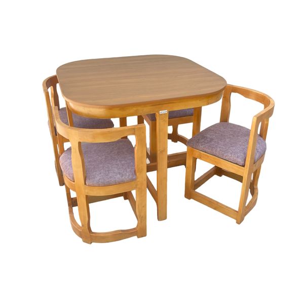 میز و صندلی ناهارخوری 4 نفره گالری چوب آشنایی مدل Khod-872