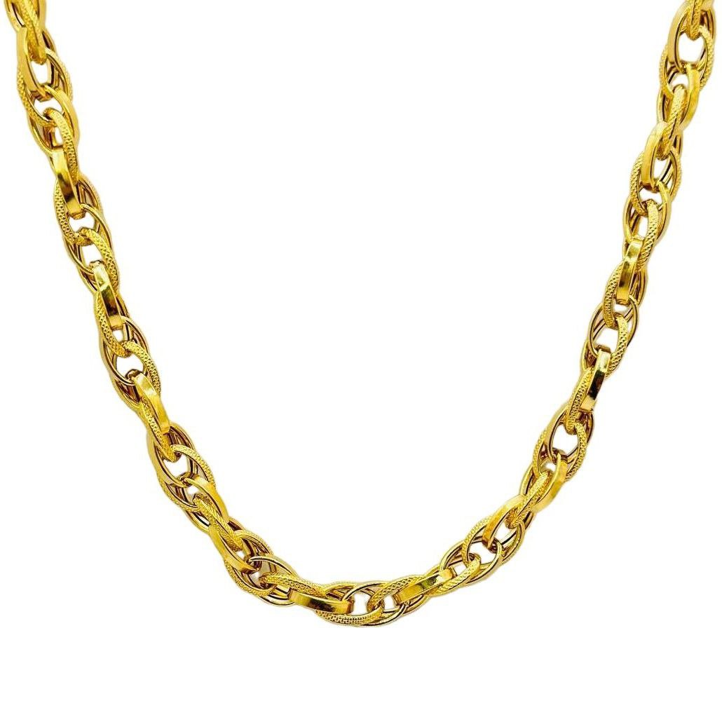 زنجیر طلا 18 عیار زنانه طلای کامک مدل زنجیری