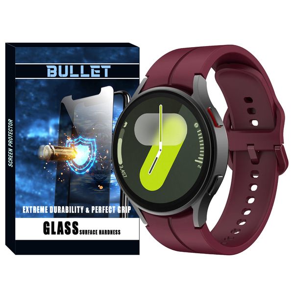 بند بولت مدل Silic ORG BL مناسب برای ساعت هوشمند سامسونگ Galaxy Watch 7 44mm / Galaxy Watch 7 40mm / Galaxy Watch FE