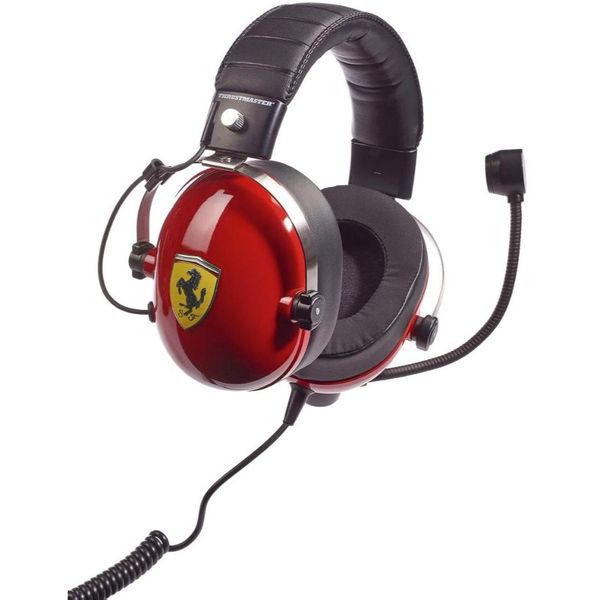 هدست مخصوص بازی تراستمستر مدل T.Racing Scuderia Ferrari Edition