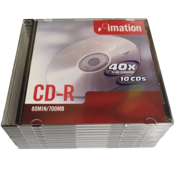 سی دی خام ایمیشن مدل CD-R 40X قابدار بسته 10 عددی