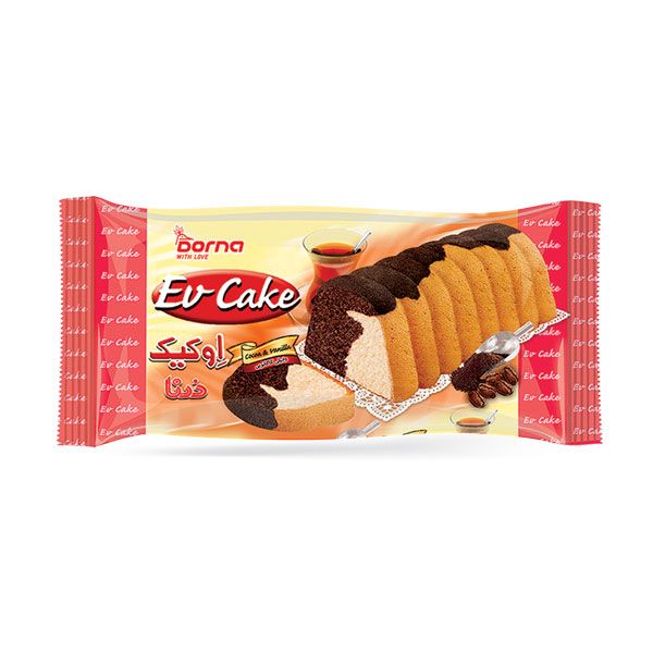 کیک او کیک وانیل کاکائوی 180 گرمی درنا بسته 12 عددی