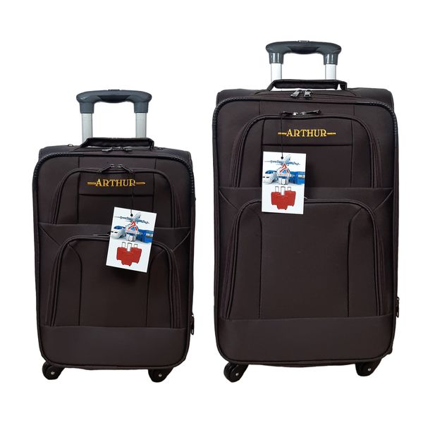 مجموعه دو عددی چمدان آرتور مدل C4050 کد B-K