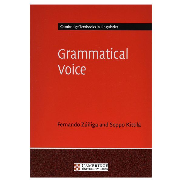 کتاب Grammatical Voice اثر Fernando Zuniga انتشارات دانشگاه کمبریج