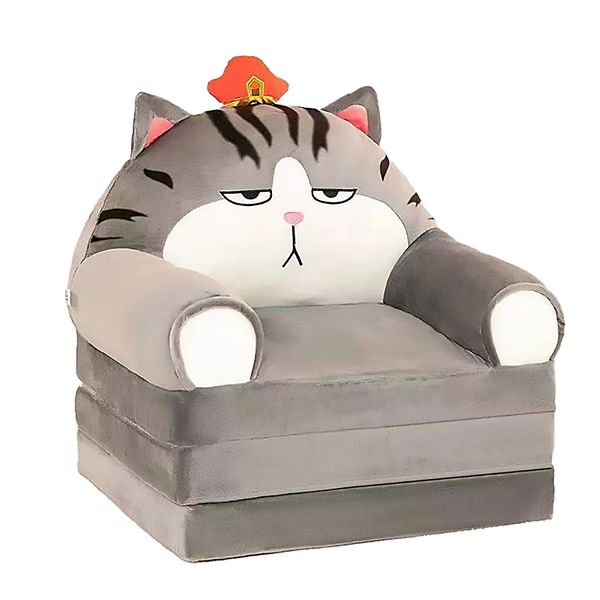 مبل کودک مدل دو منظوره تختخوابشو طرح گربه 
