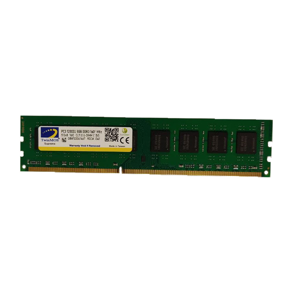 رم دسکتاپ DDR3 تک کاناله 1600 مگاهرتز CL11 تواینموس مدل D8W103041467 ظرفیت 8 گیگابایت