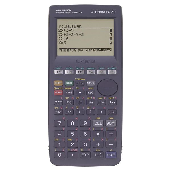 ماشین حساب کاسیو مدل algebra FX2.0 PLUS