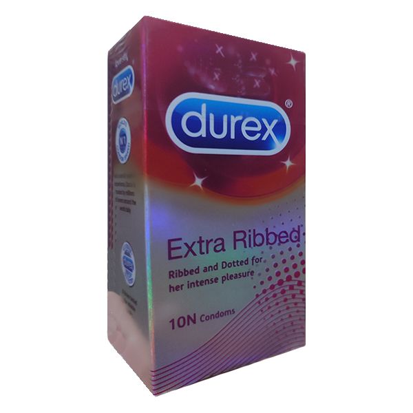 کاندوم دورکس مدل EXTRA Ribbed بسته 10 عددی