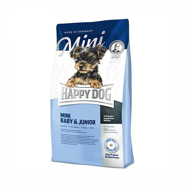 غذای خشک سگ هپی داگ مدل MINI BABY&amp;JUNIOR وزن 1 کیلوگرم