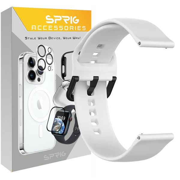 بند اسپریگ مدل Silicone SGK TW مناسب برای ساعت هوشمند گلوریمی M1 Pro / GS1 Pro / Calling Watch M2