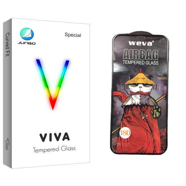 محافظ صفحه نمایش شیشه ای جانبو مدل Viva Glass_Airbag مناسب برای گوشی موبایل اپل iPhone 12 Pro Max