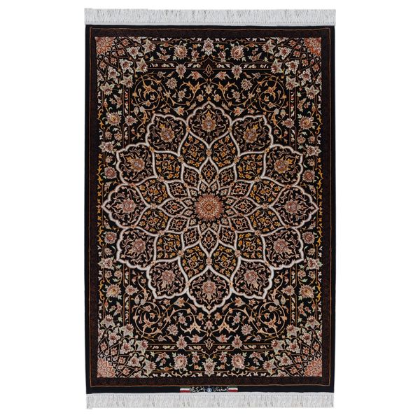 فرش دستبافت دو متری اصفهان باقری کد 1366