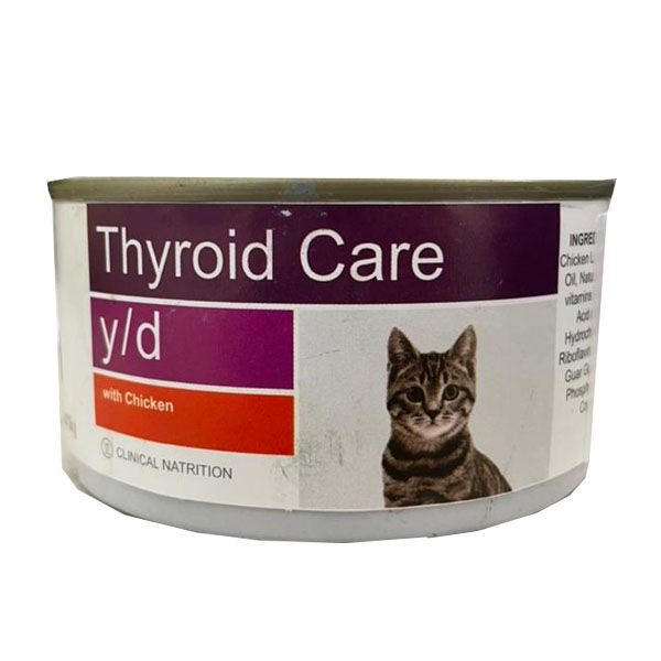 کنسرو غذای گربه دکتر هیلز مدل thyroid care وزن 200 گرم