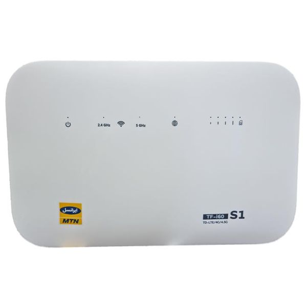 مودم روتر بی سیم 4G LTE ایرانسل مدل TFI60- S1 به همراه 300 گیگابایت اینترنت 6 ماهه