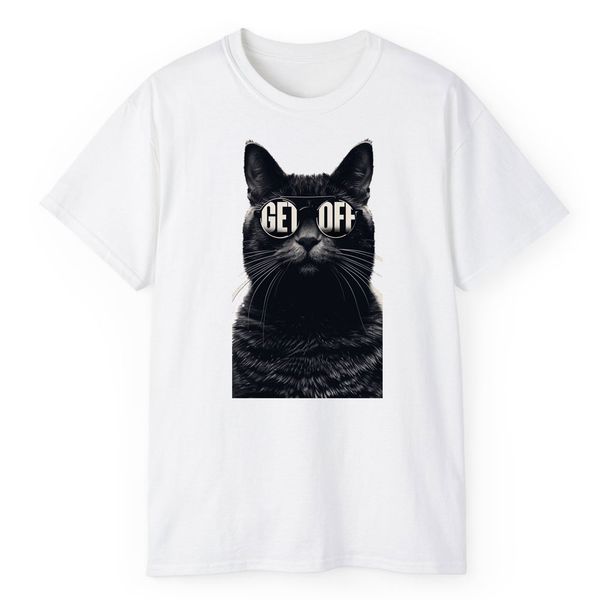 تی شرت آستین کوتاه مردانه مدل گربه کد 1739